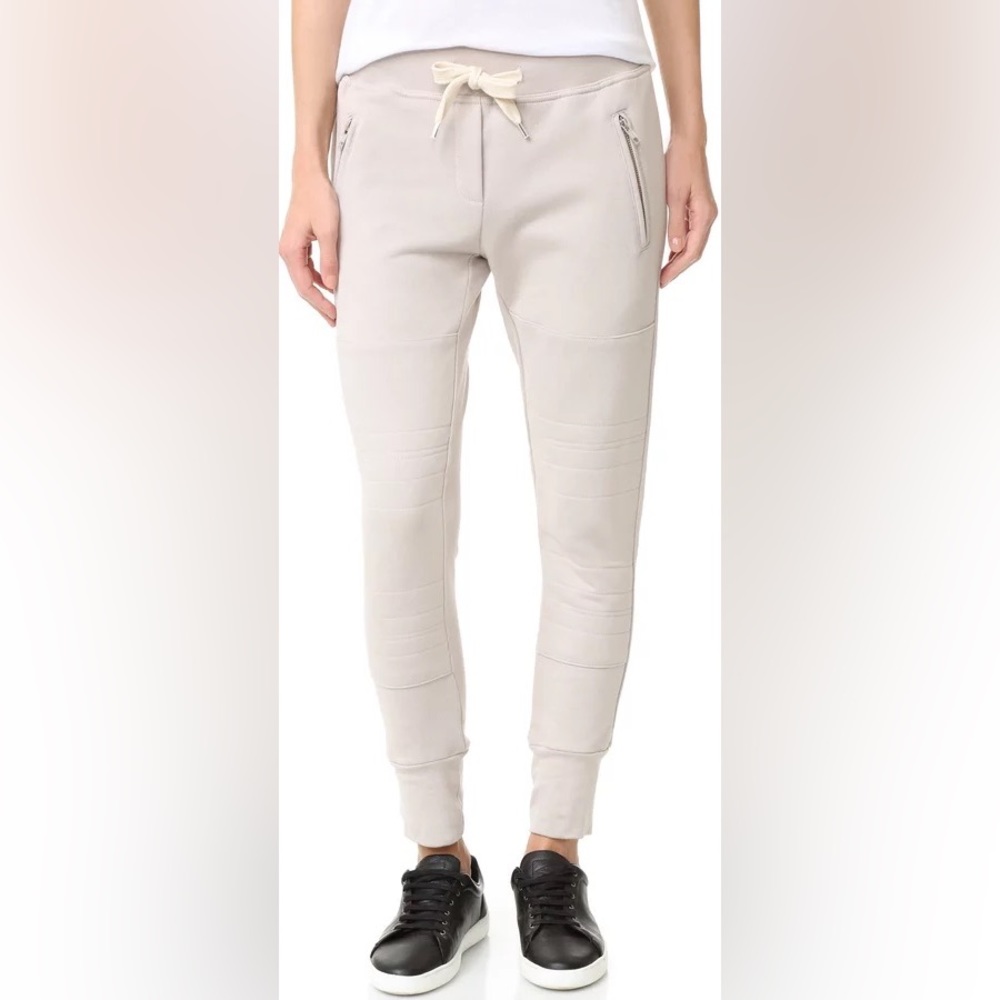 Sincerely Jules Lux Jogger Pants Stone Tan Size Medium M